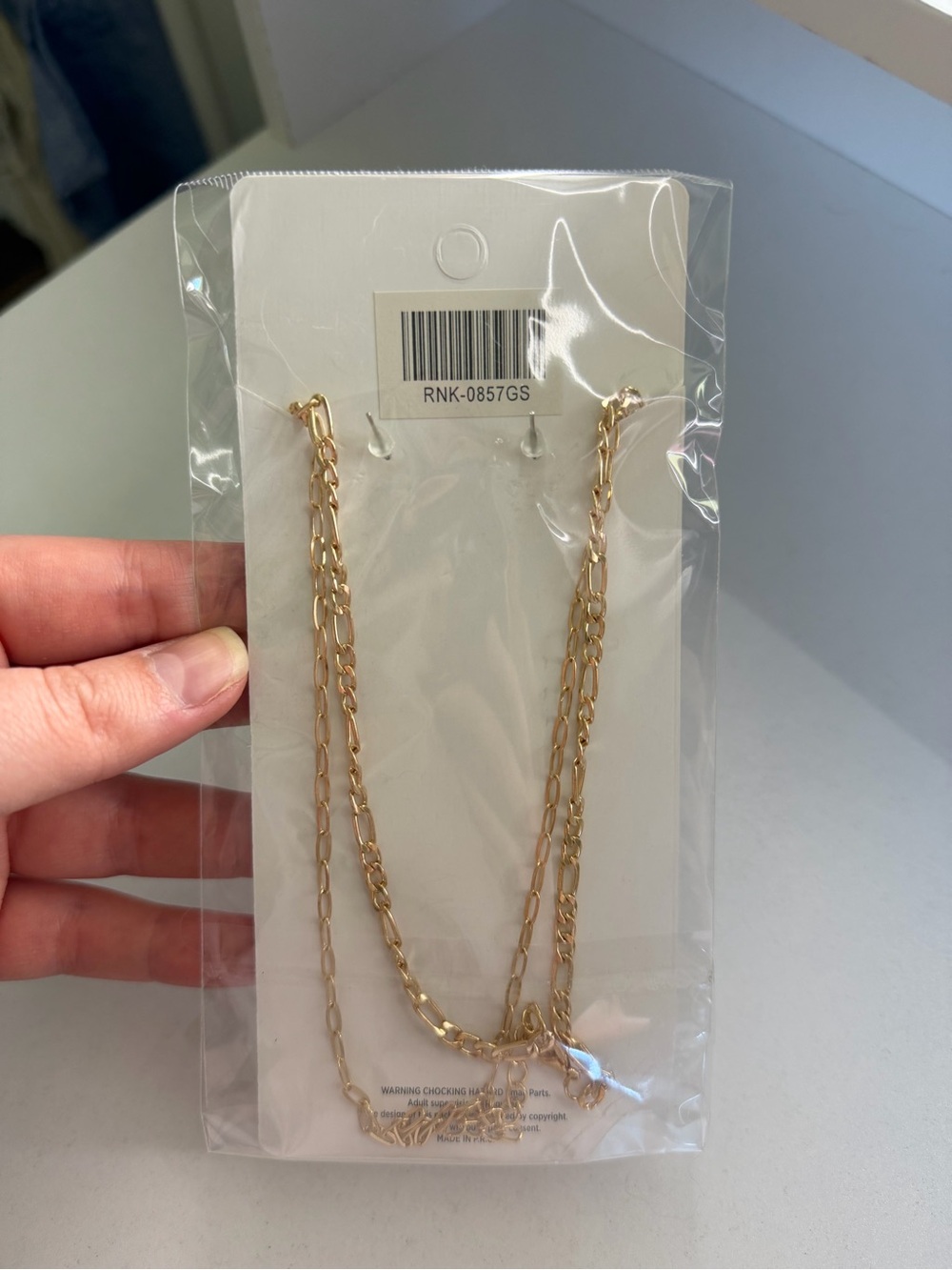 Gold Cowboy Boot & Hat Layered Necklace & Earrings Set - Picture 6 of 6
